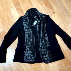 NWT size L Renuar black blazer women